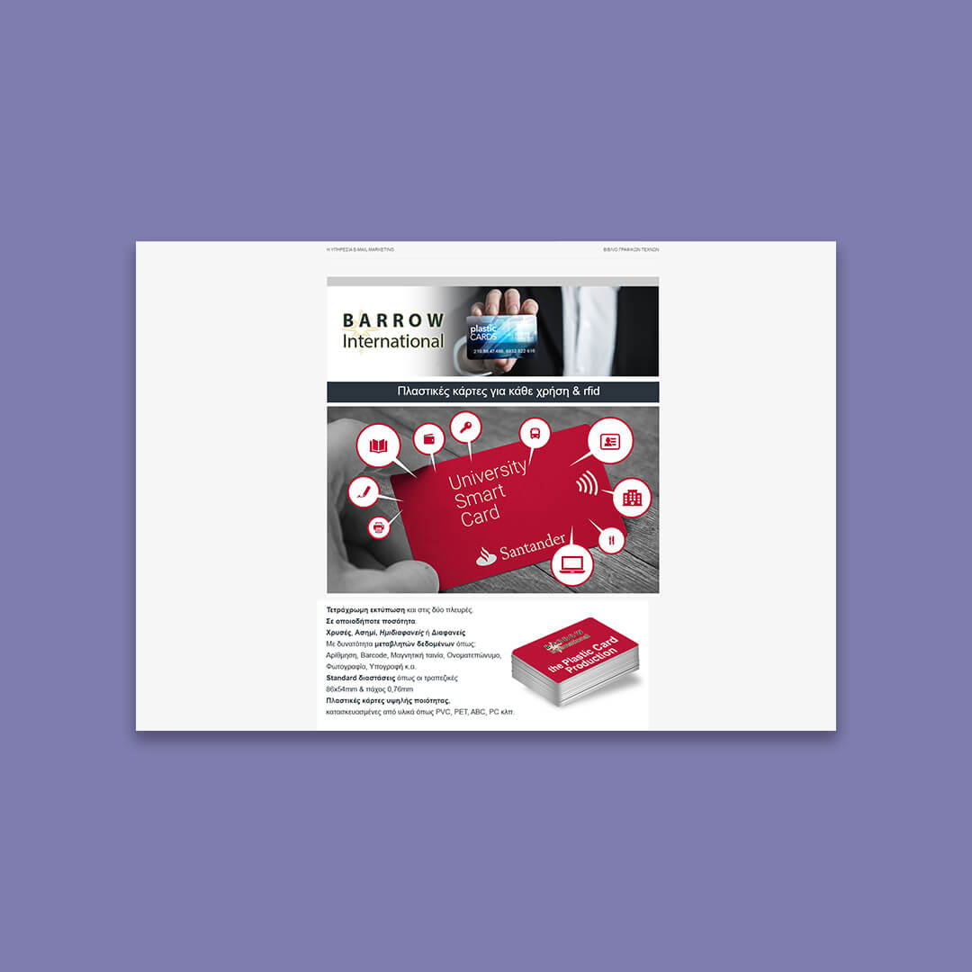 barrow international plastic card company newsletter